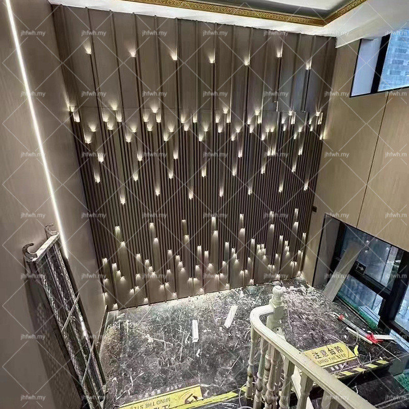 Lighting Wall Panel Grating Panel Great Wall Panel Background Wall ...