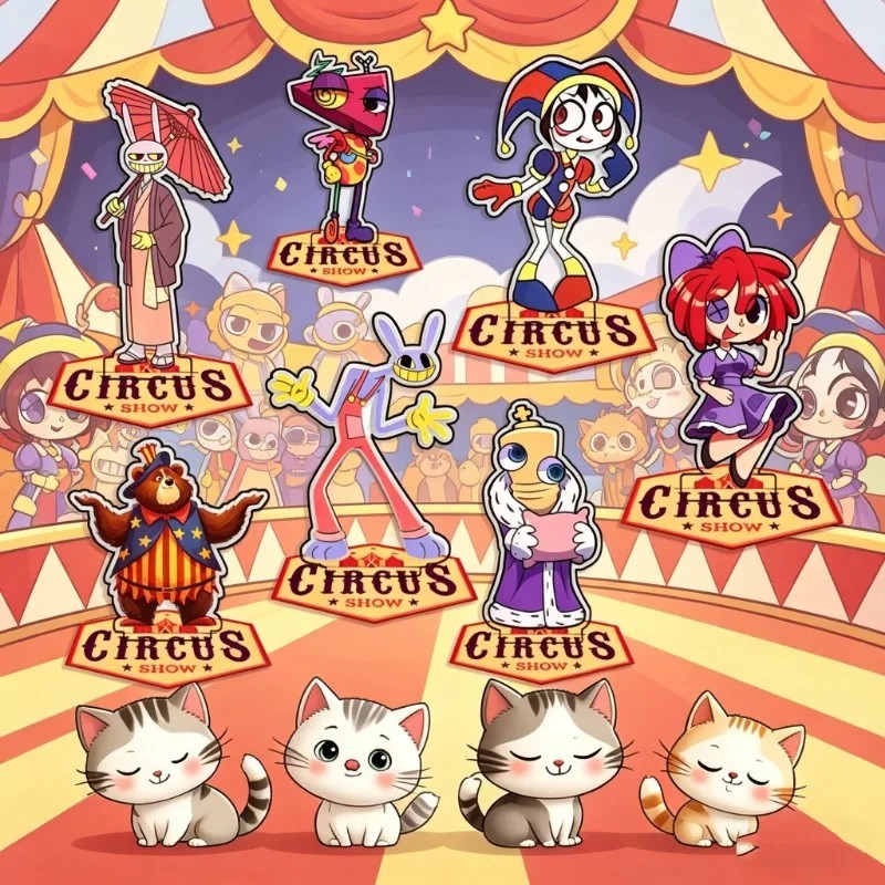 Standee The Amazing Digital Circus mica model desk decoration character ...