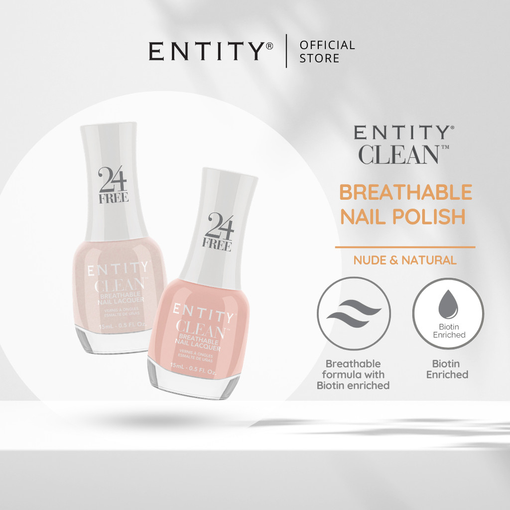 Entity Clean Breathable Nail Lacquer - Nude (15ml) | Shopee Malaysia