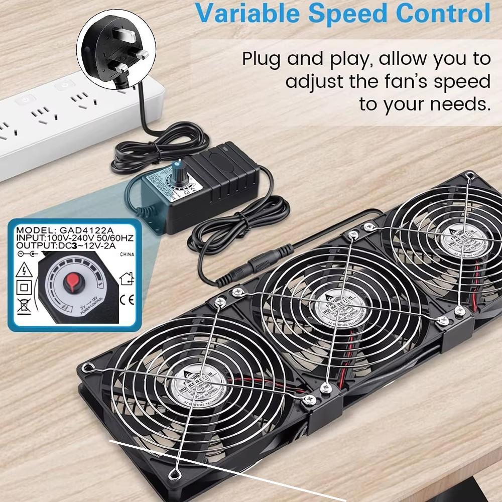 B12025 Computer Server Fan 220V 3000RPM Mining Machine Workstation ...