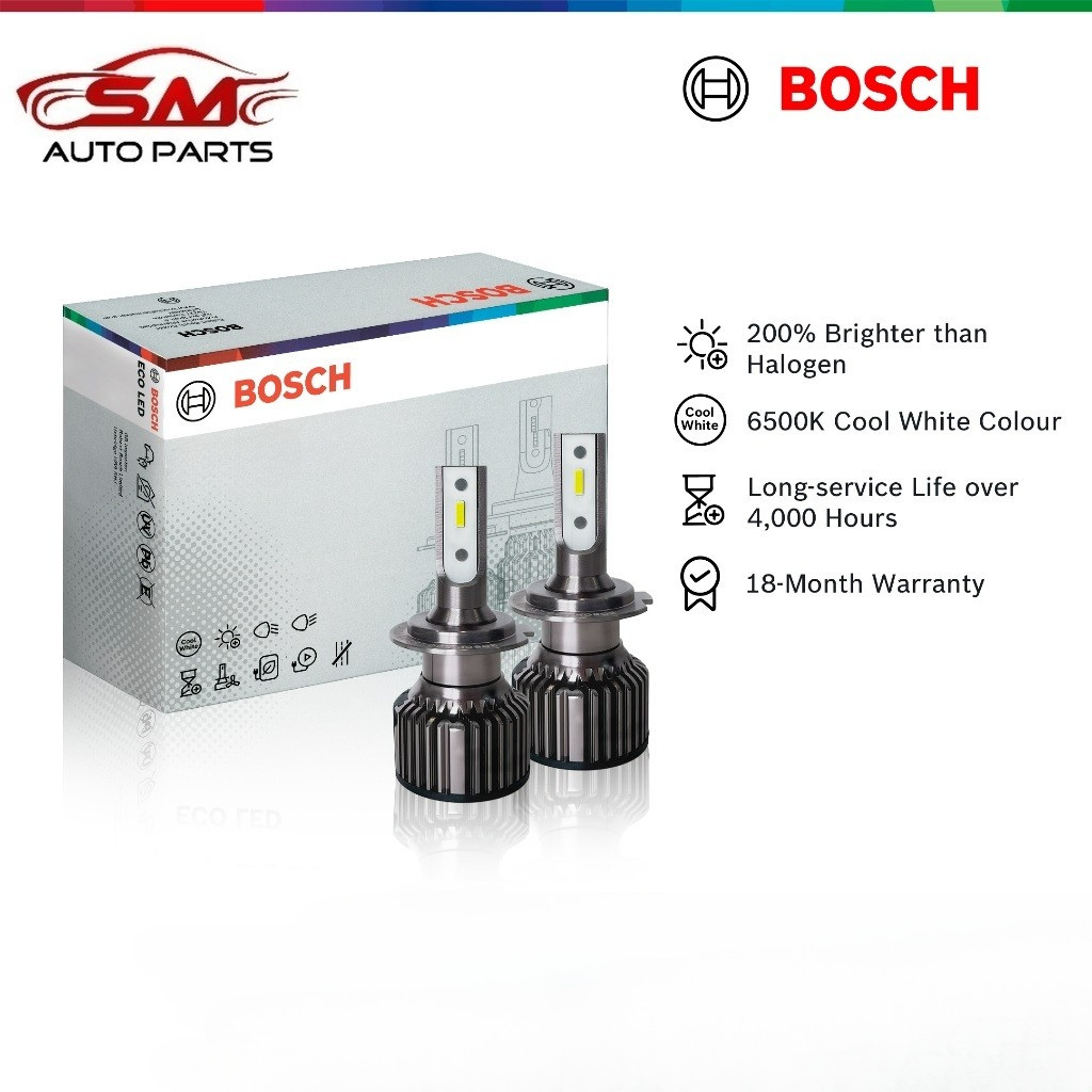 BOSCH Basic LED for Automotive Lighting H4 H7 Bulbs ( 18Month Warranty ...