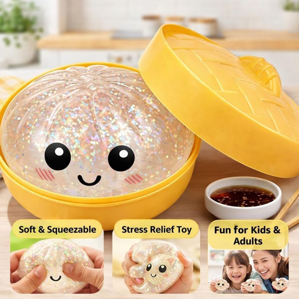 Dumpling Squishy slow-rising kawaii toy | Shopee MY