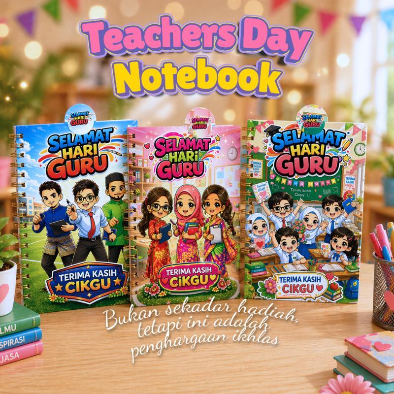 TBF Teachers Day Premium Notebook Gift Set | Notebook + Pen + Bookmark ...