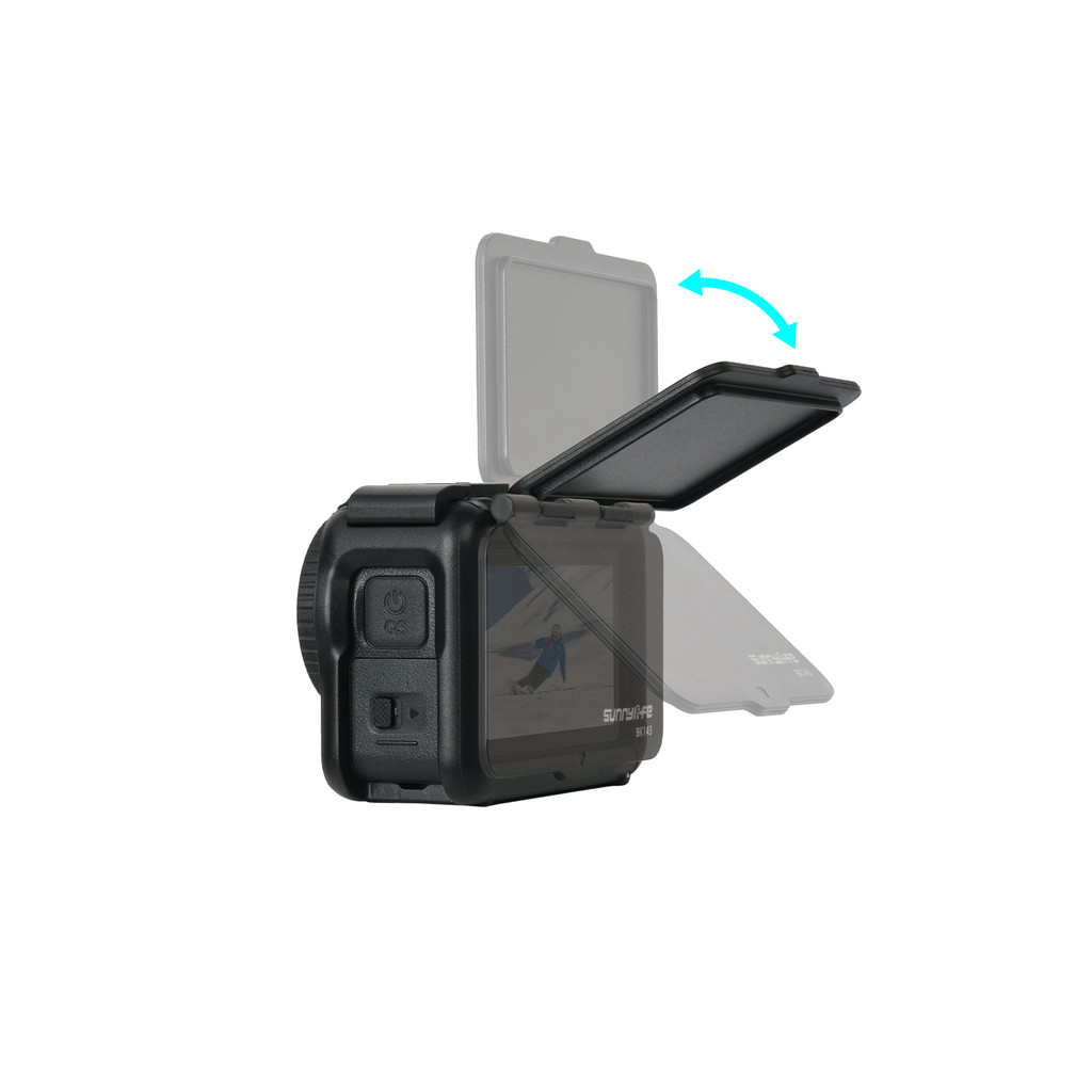 For DJI OSMO Action 6 Protective Case with Sunshade Light Blocking Drop ...