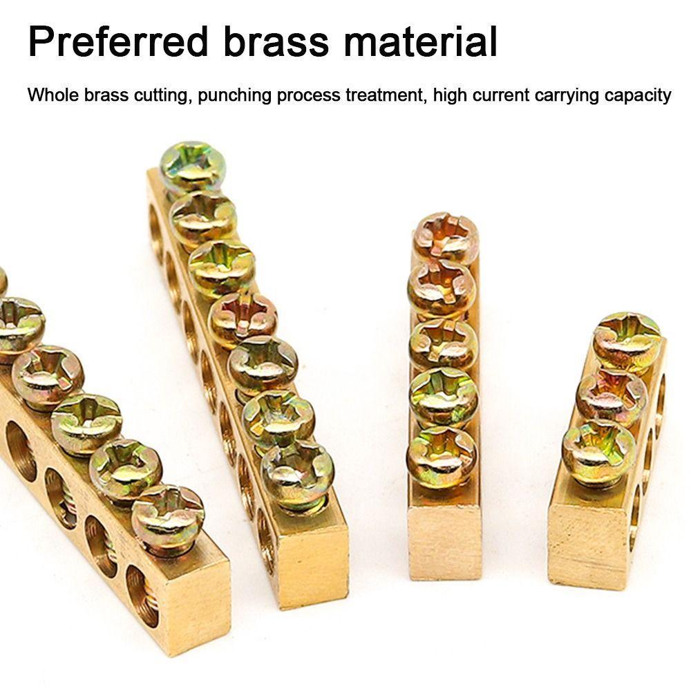 HL-FUTU Copper Bar Terminal, Multi-specification With Hole Screw Wire ...