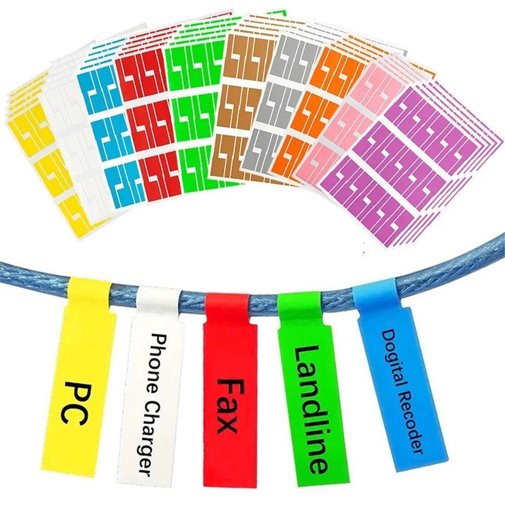 DANILOWM Cord Labels Makers, Can Write On Waterproof Cable Labels Tags ...