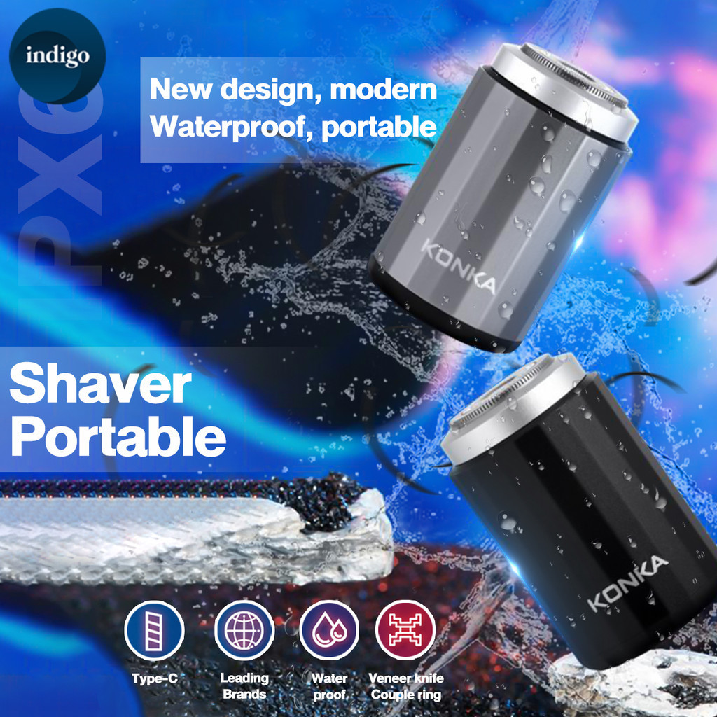 Portable Mini Electric Shaver USB Rechargeable Men's Beard Razor ...