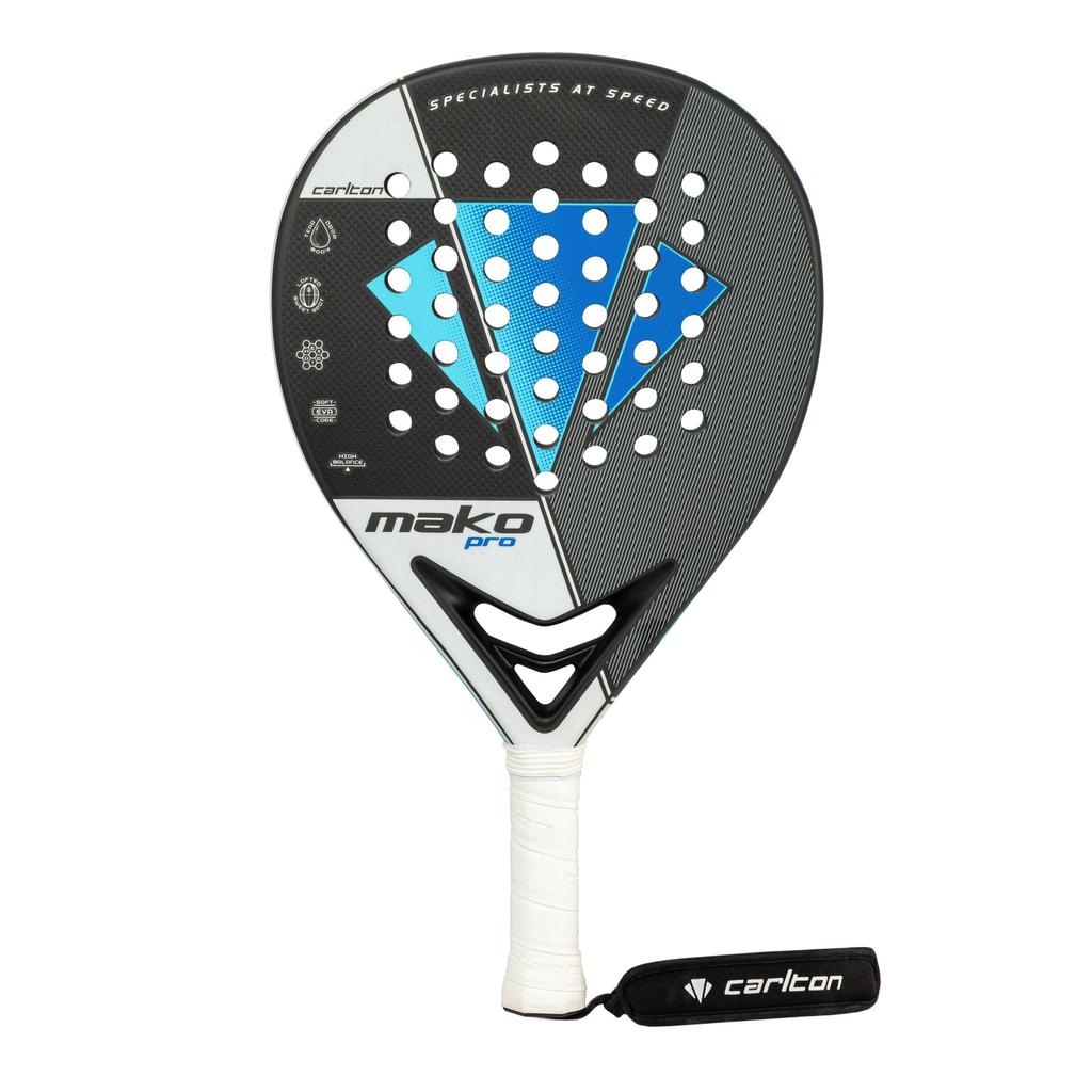 Carlton Unisex Adults Mako Pro Padel Racket (White/Blue) - Sports ...
