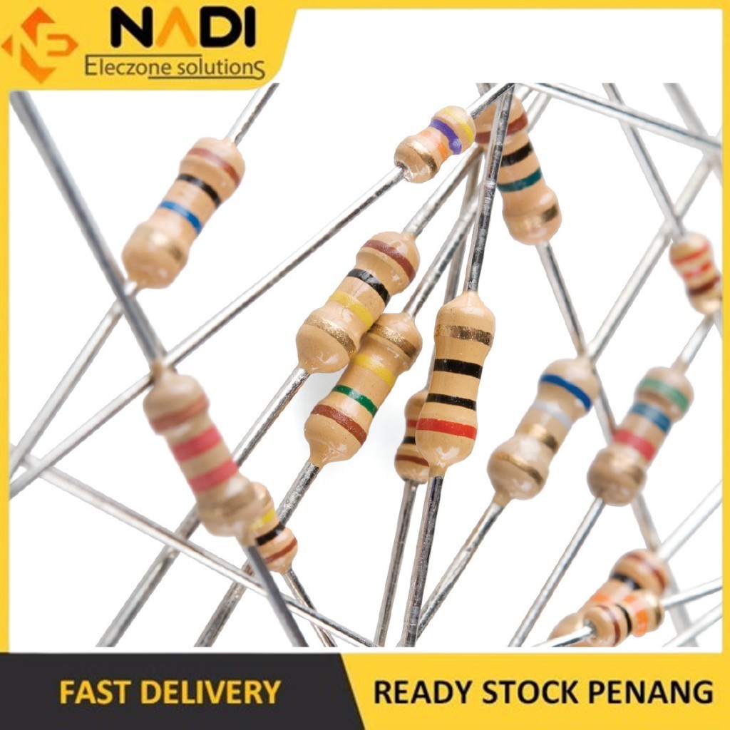 10 pcs Ohm Resistors 1/4 Watt | Shopee Malaysia