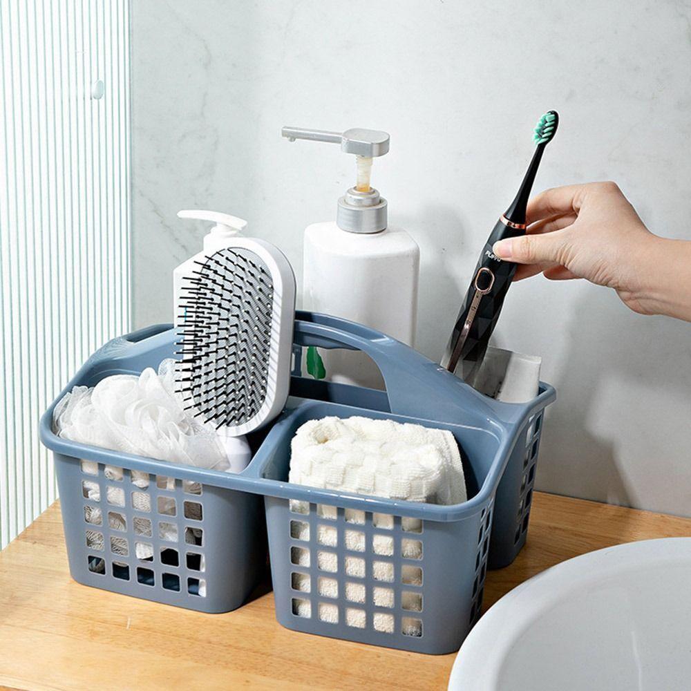 CHEEKOY Toiletries Organizer Box, 3 Compartments with Handle Shower ...
