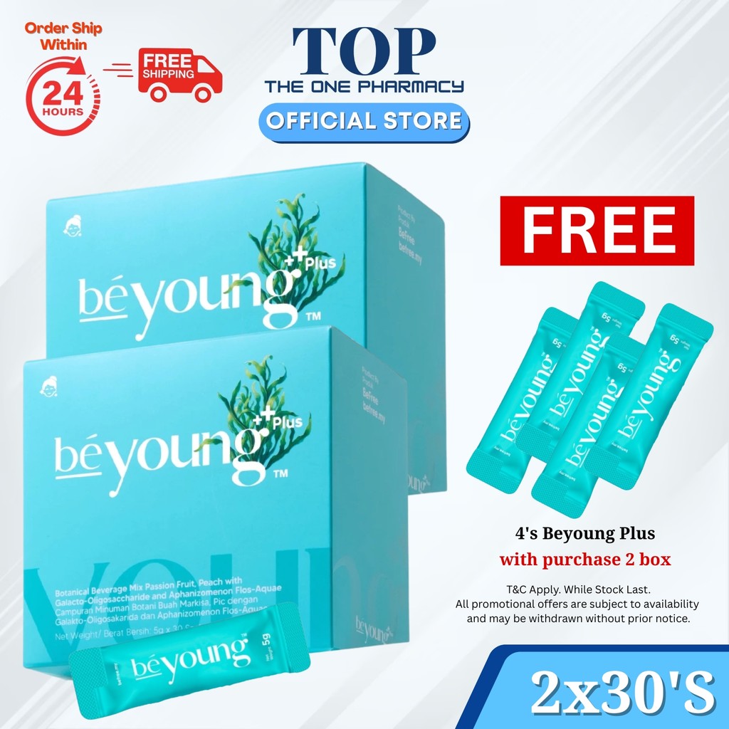 Beyoung Plus+ (2 x 30 Sachets) [Free Beyoung Plus 4 Sachets] | Shopee ...