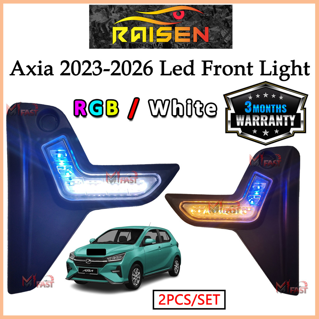 Perodua Axia 2023 - 2026 RGB LED Daylight DRL Running With Signal Front ...