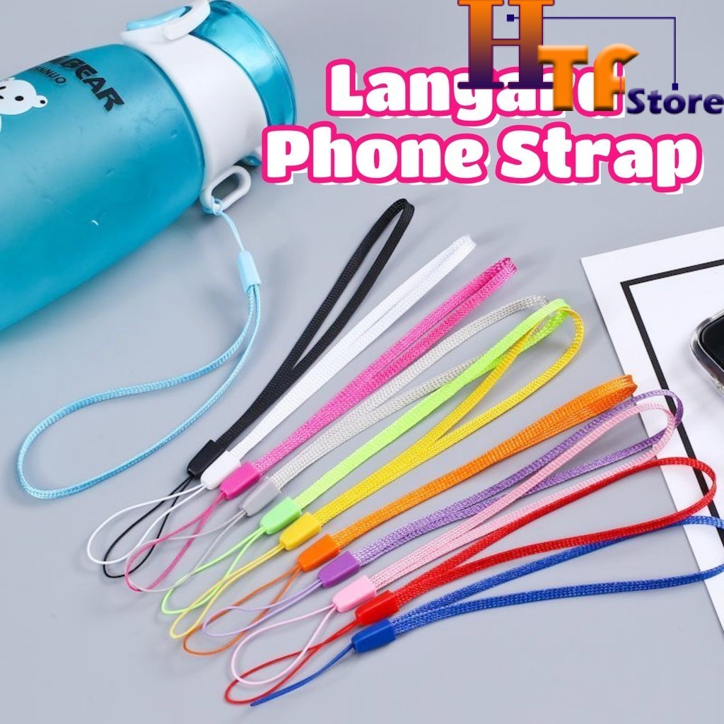 (1 PCS) Nylon Hand Wrist Strap 17cm Anti Loss Universal Lanyard Phone ...