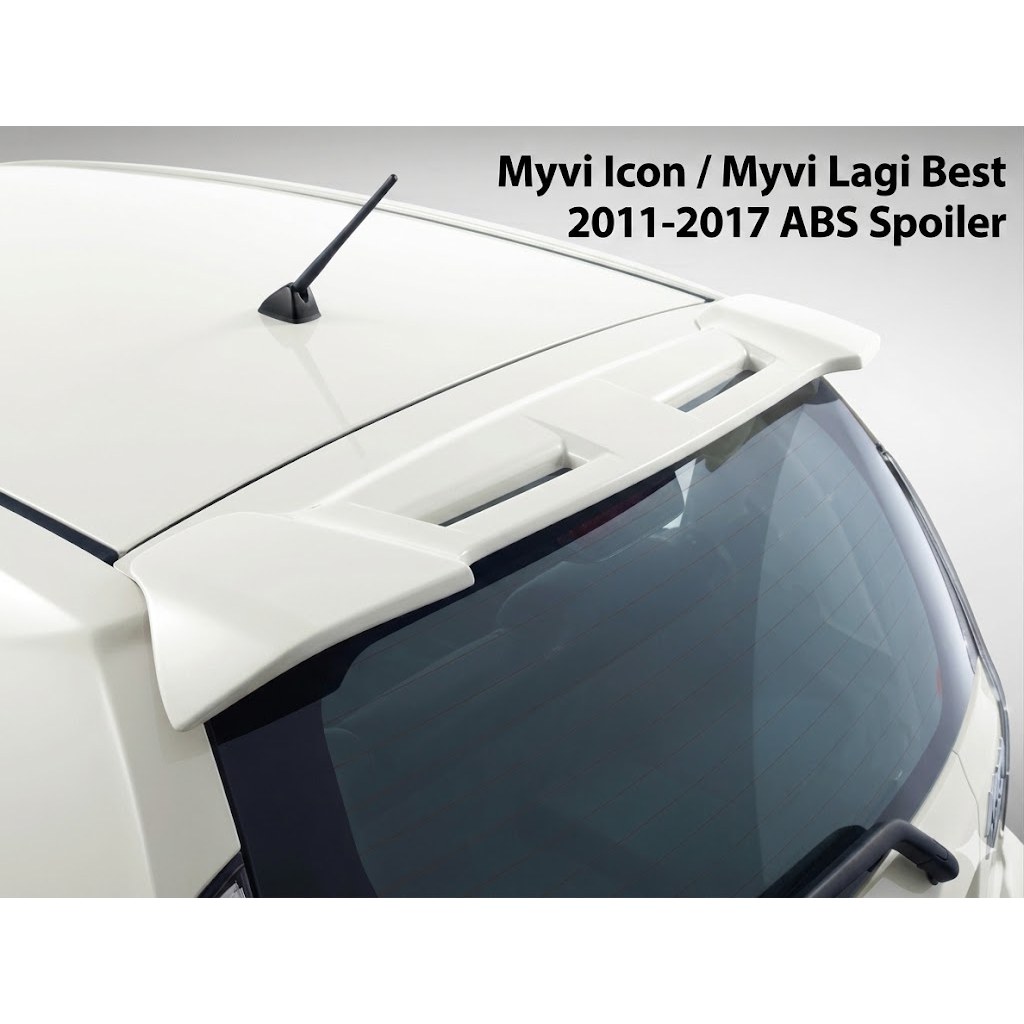 PERODUA MYVI ICON / MYVI LAGI BEST 2011-2017 ABS REAR CAR SPOILER & 3M ...