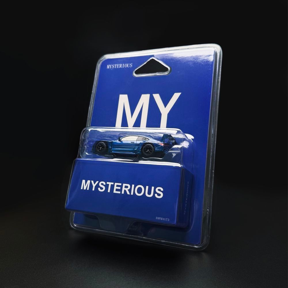 Mysterious-MY 1/64 BMW M4 GT3 Carbon Fiber Diecast Car Model Alloy