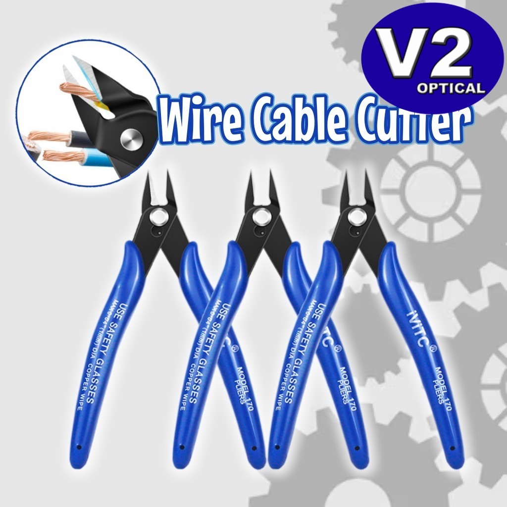5 ″Inch 170 Micro Wire Flush Cutter Internal Spring Side Snips Cable ...