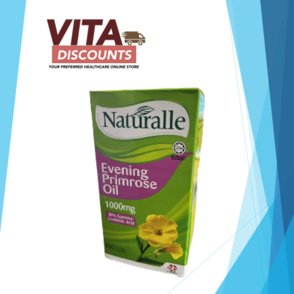 Naturalle Evening Primrose Oil 1000mg Caps (100's x 1/2 Pack) [Exp 11/ ...