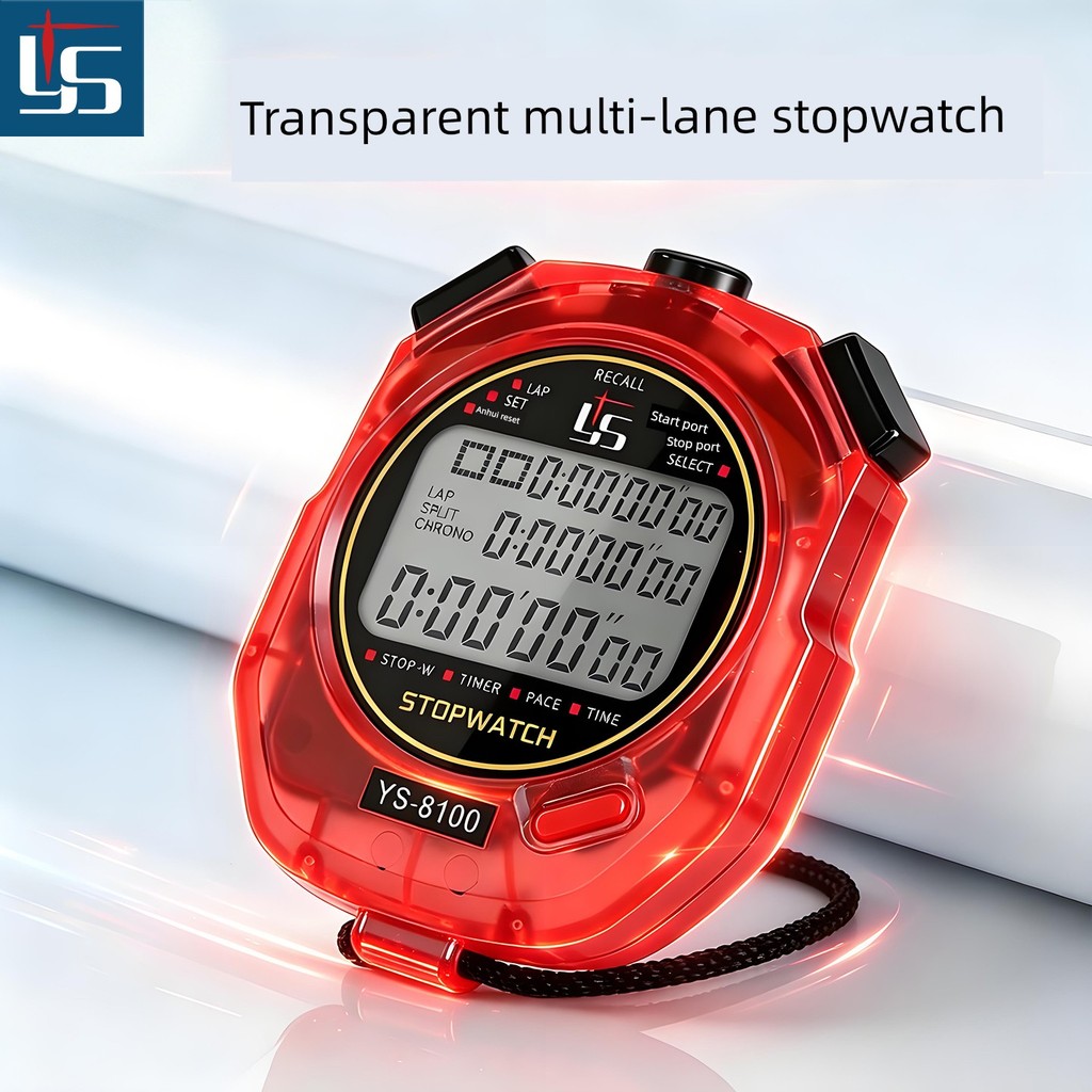 🔥 countdown 🔥 waterproof Digital Sports Stopwatch Timer Professional ...