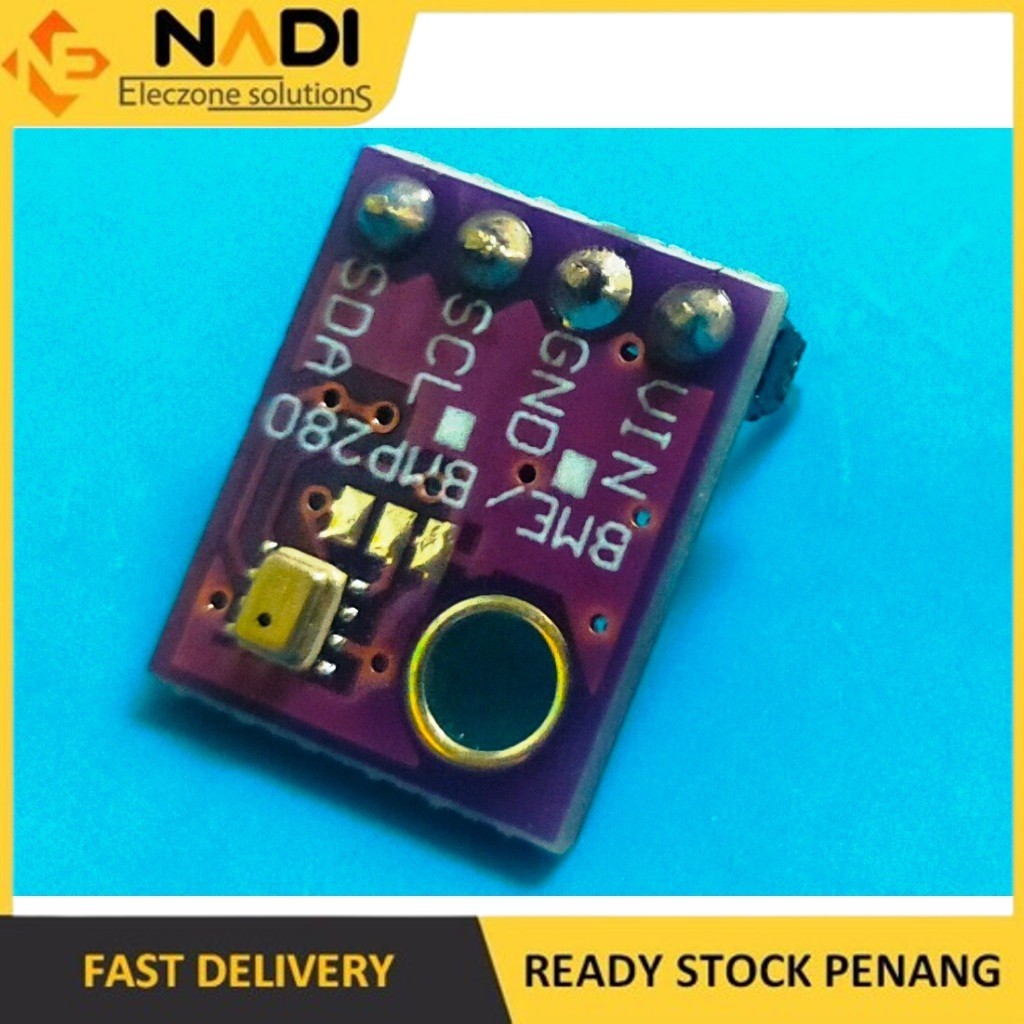 SOLDERED BMP280 Atmospheric Pressure Sensor High Precision 5V Module ...