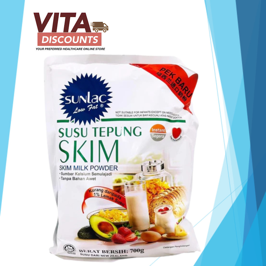 Sunlac Skim Milk Powder (700g) [Exp 01/2027] | Shopee Malaysia