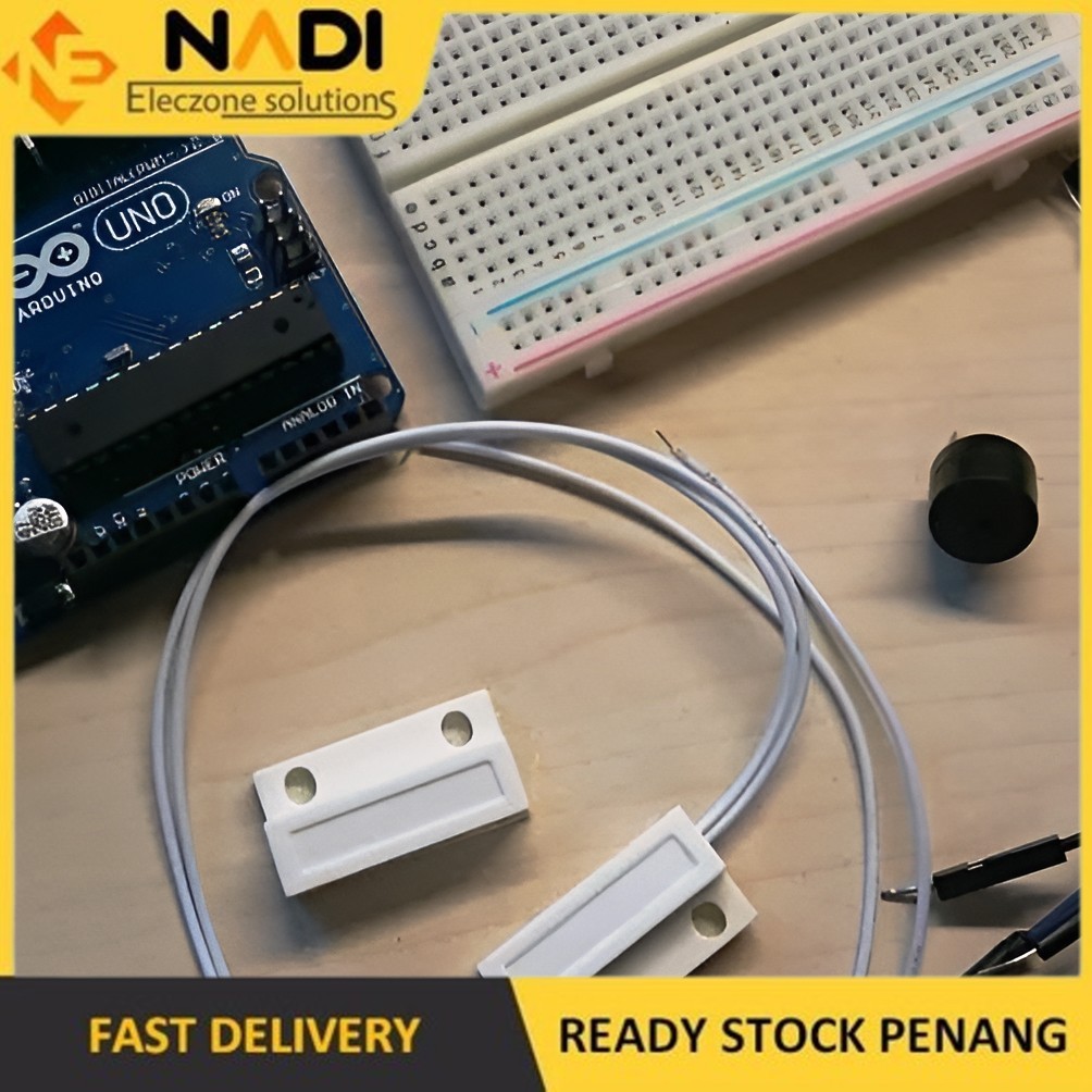 Door Sensor MC38 Normally Open Magnetic Window Alarm Switch Arduino ...