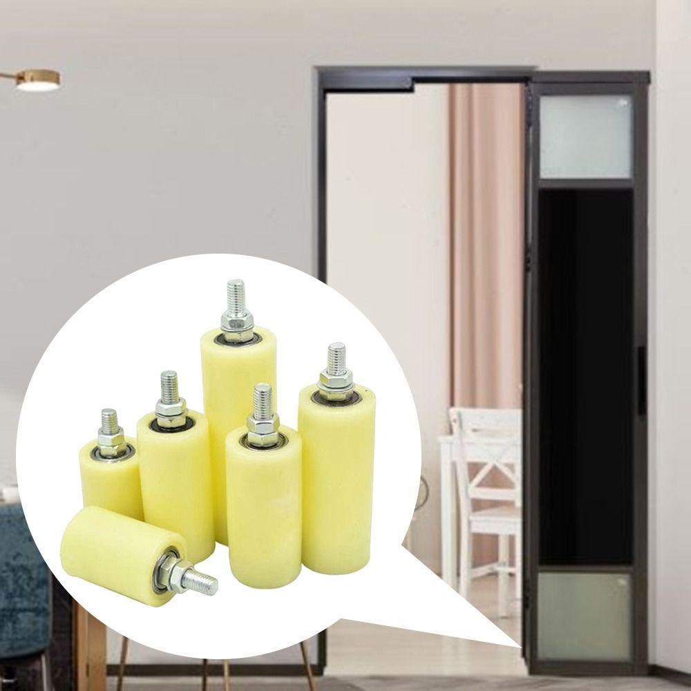YANN Slide Gate Guide Roller, Double Bearing Nylon Gate Assembly ...