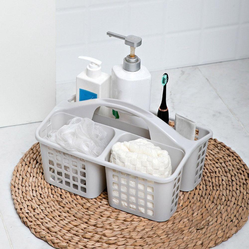 CHEEKOY Toiletries Organizer Box, 3 Compartments with Handle Shower ...