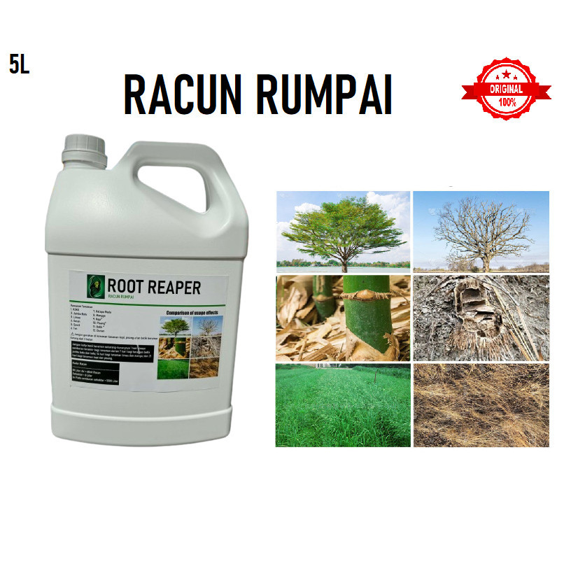 ROOT REAPER Original Racun Rumput Rumpai Lalang Kerbau Sambau Ganti ...
