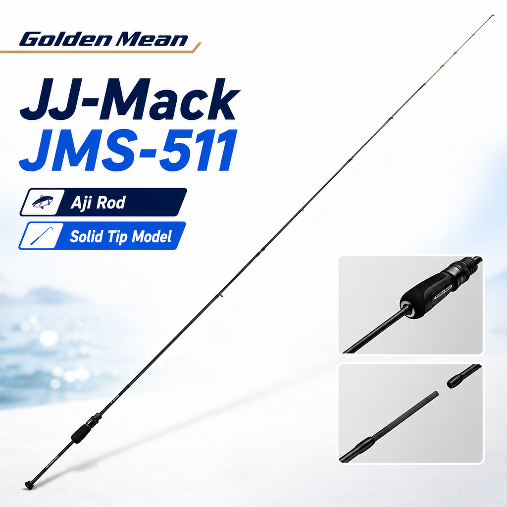 Golden Mean JJ Mack 511 ゴールデンミーン JJマック Golden Mean Aji Rod JJ Mac JMS-511 Solid Tip Model | Shopee Malaysia