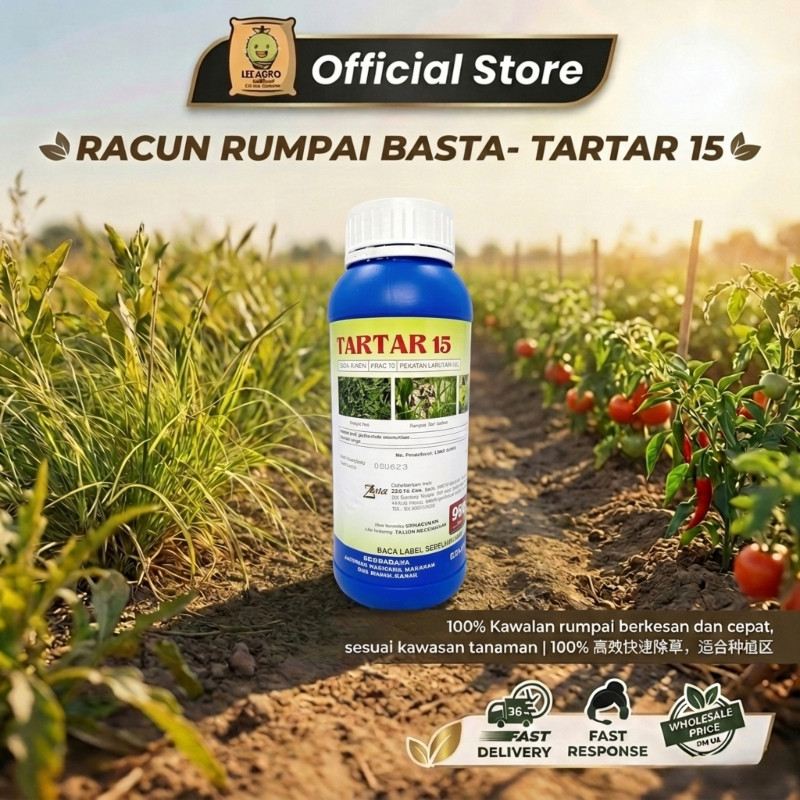 1L Batch 15 / 1L TARTAR 15/1L GENEE (basta 15) Glufosinate Ammonium 13. ...