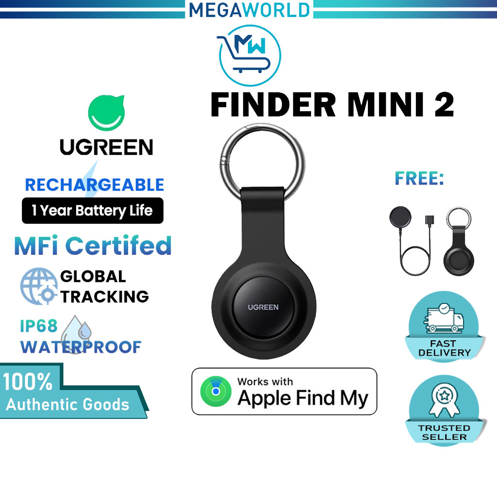 【iOS Round Finder】UGREEN Finder Mini 2 Rechargeable Wireless Smart ...