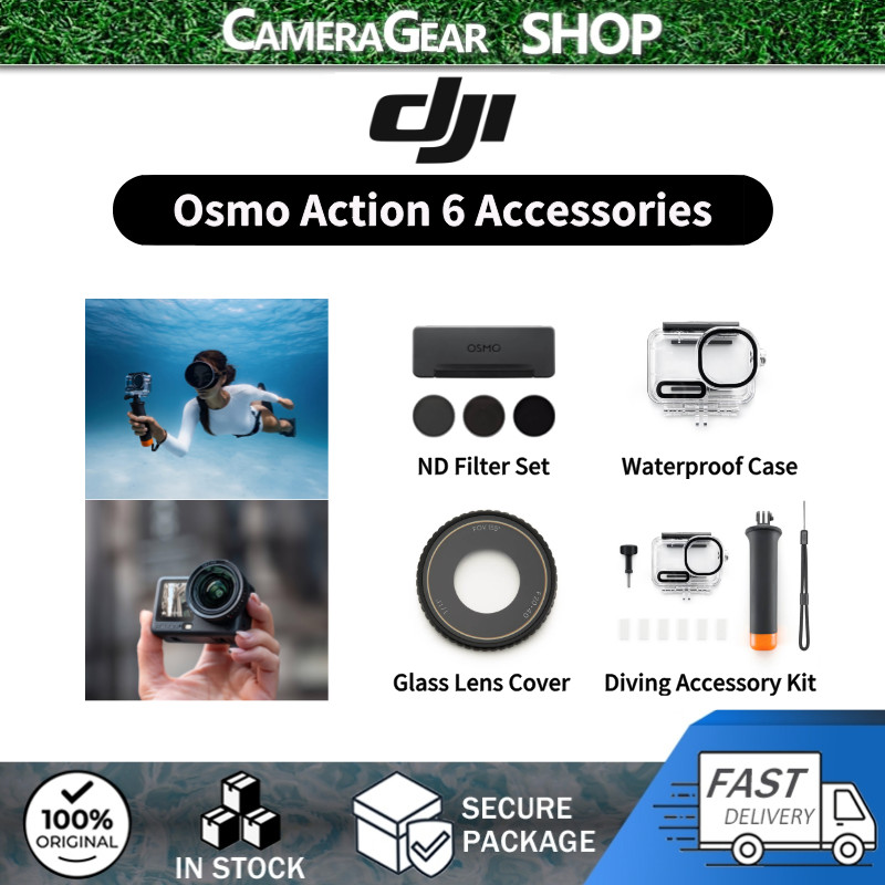 DJI Osmo Action 6 Accessories（Battery/ND Filter Kit/Waterproof Case ...