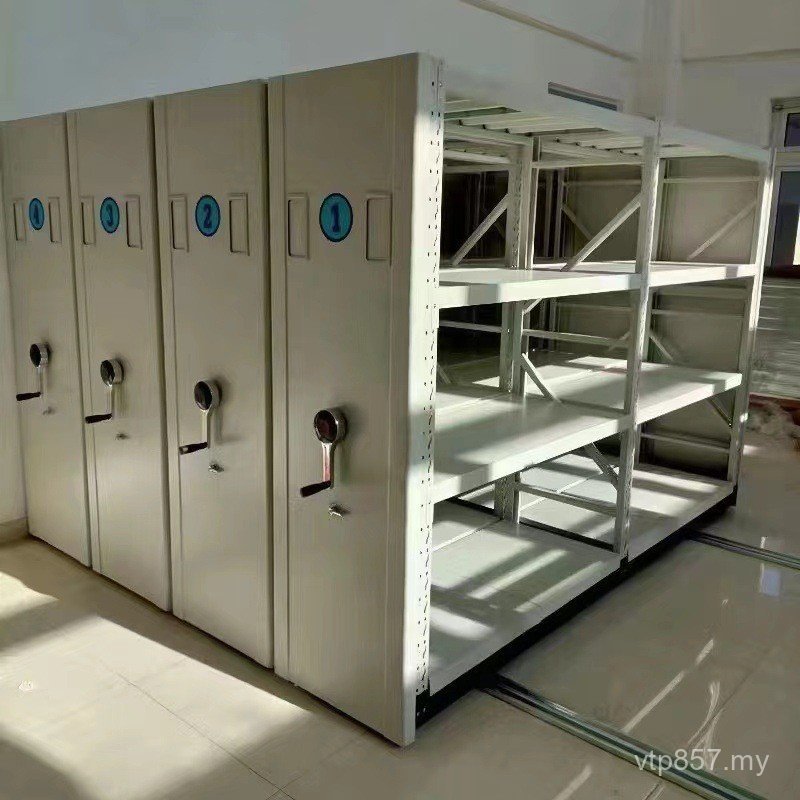 File Rack Dense Rack Track Multi-Layer Dense Rack Movable Hand-Cranked ...