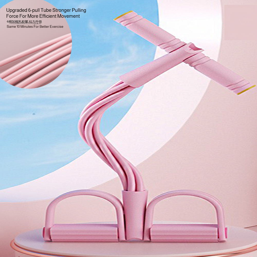 【Thickened Tubes/Durable】Foot Pedal Resistance Bands/Home Workout/Yoga ...
