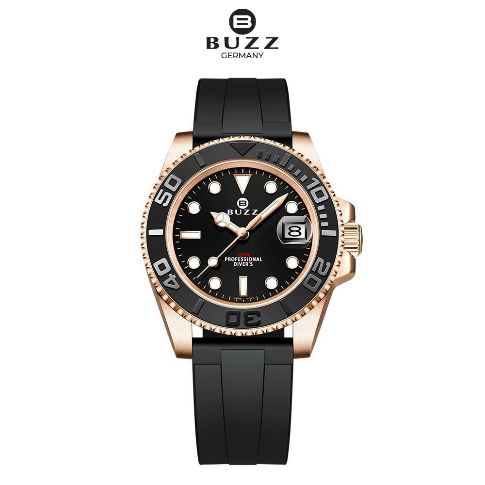 Buzz Jam Tangan Lelaki Men's Rubber Quartz Watch BZ-D3661 | Shopee Malaysia