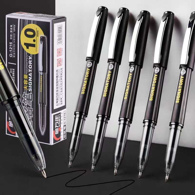 1.0mm Super Large Capacity Gel Ink Pen Signature Pen For Office Student ...