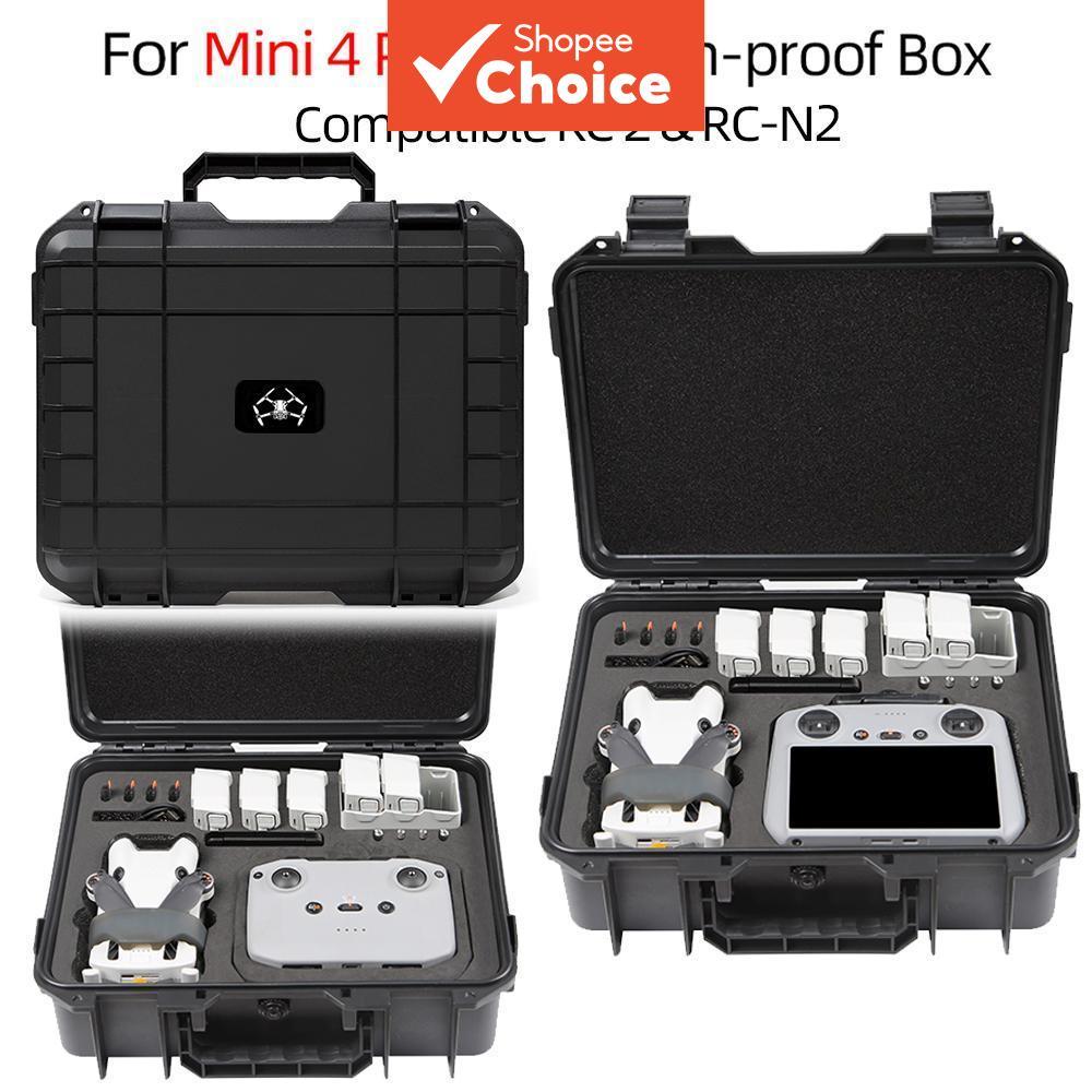 Storage Case for DJI Mini 4 Pro Drone ortable Carrying Case RC 2/RC-N2 ...