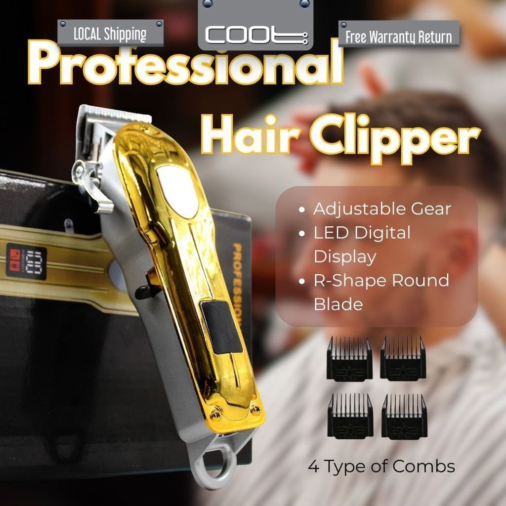 Trimmer Mesin Rambut Rechargeable Cordless Hair Trimmer Mesin Rambut ...