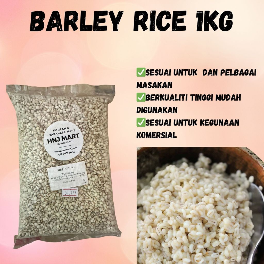 BARLEY RICE 1KG BERAS BARLI | Shopee Malaysia