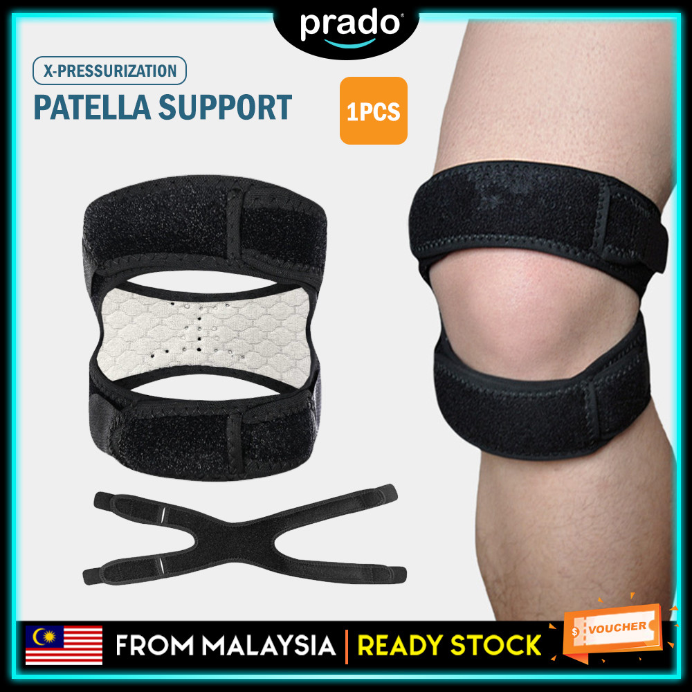 PRADO Sport Compression Knee Guard Patella Tendon Adjustable Knee Brace ...