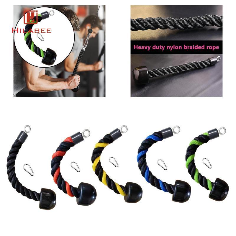 HILABEE Single Grip Tricep Rope Heavy Duty Cable Machine Attachment ...