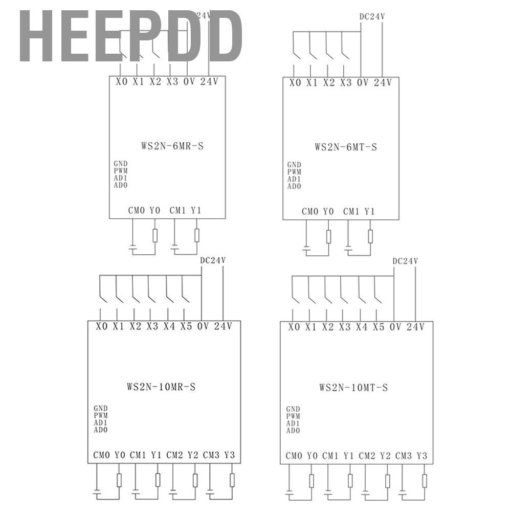 HEEPDD Industrial Programmable Control Board Relay Driver Module Simple ...