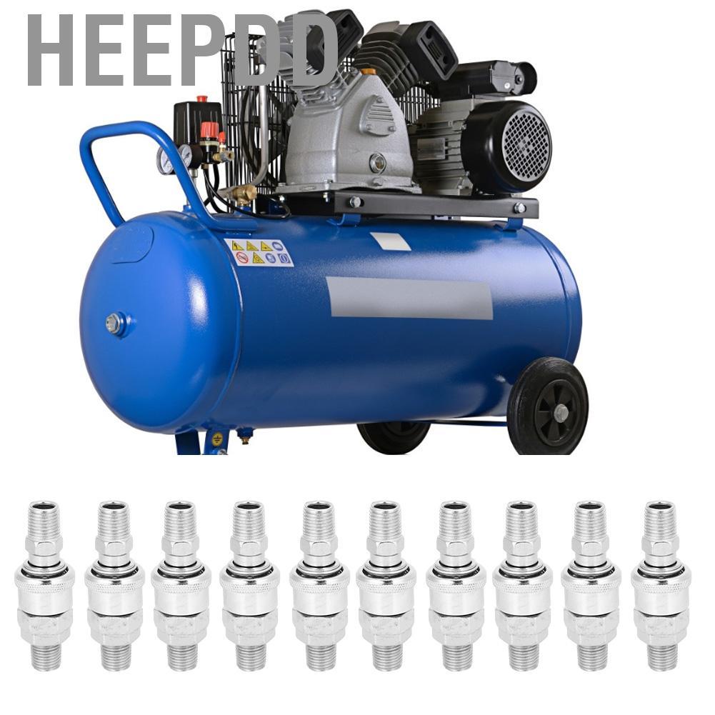 HEEPDD 10Pcs Air Compressor Connector with Self Locking Quick Release ...