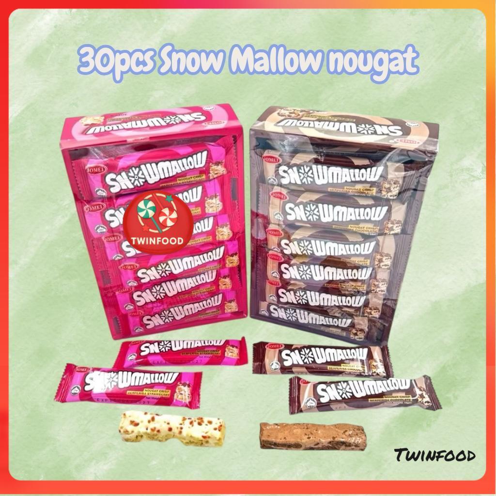 30pcs Jomei Snow Mallow Nougat Crisp (strawberry / chocoalte) (TF ...