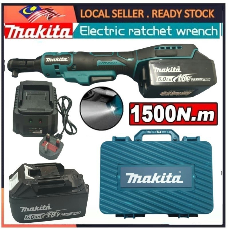 WR100D 18V Cordless Electric Power Ratchet Wrench Set, 3/8
