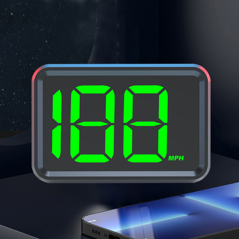 [Fast Arrival] GPS KMH MPH HUD Speed Meter Head Up Display Digital ...