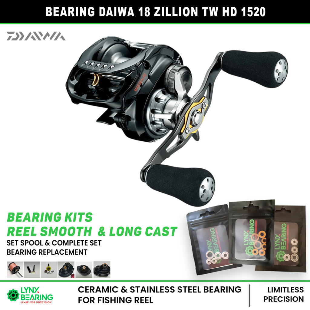 Lynx Bearing Daiwa 18 Zillion TW HD 1520 ceramic stainless steel