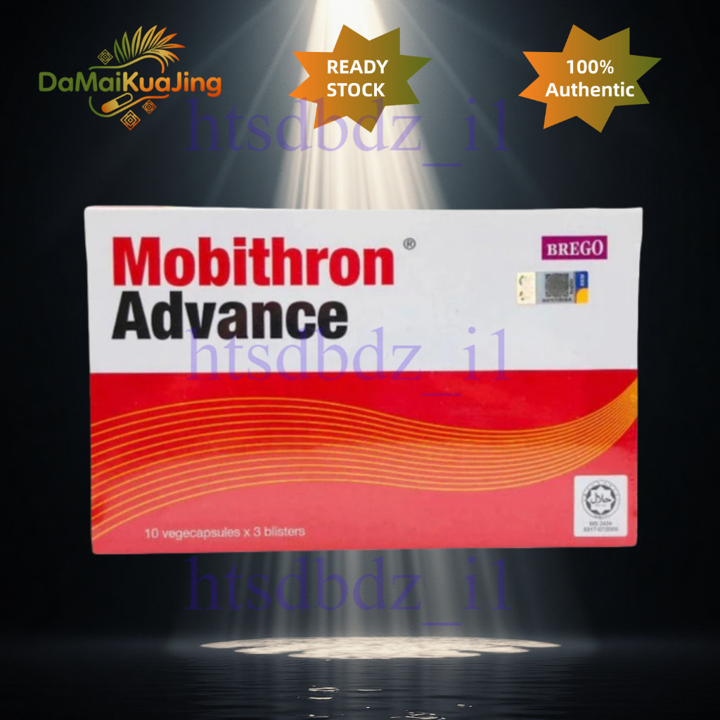 【Buy 3 Get 1 Free】【EXP2027.06】 Brego Mobithron Advance Capsules 30 ...