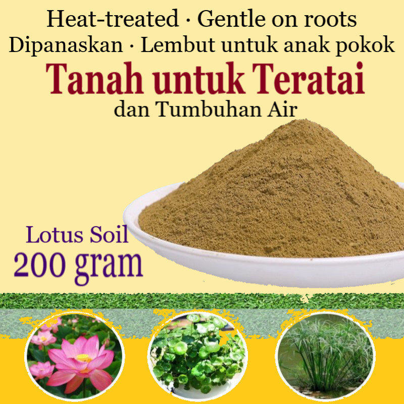 Visual Reference: Lotus Soil Water Lily Mud Soil Specialist Tanah Liat Tanah
