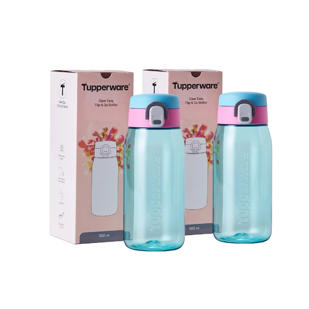 Tupperware H2GO with Easy Open Cover | 1pc/2pcs | 550ml | Shopee Malaysia